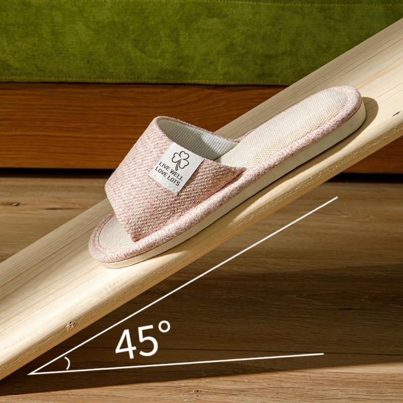 DÉP VẢI LANH đi trong nhà đế cao su dẻo (chọn tăng 1 size) ARRIA 8