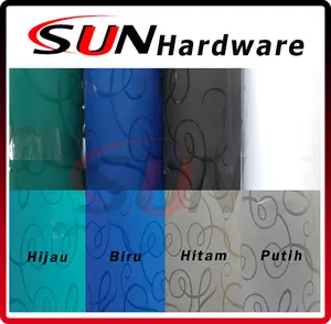 Fiber Pagar Plastik Elegan Picasso Biru Putih Hitam Hijau per meter