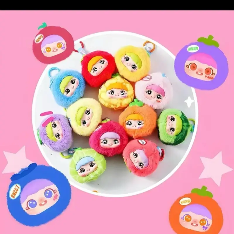 [có sẵn] Blindbox yaya v2 trái cây siêu dễ thương ,hàng chính hãng lẻ 1 box tự khui Thú Bông 5