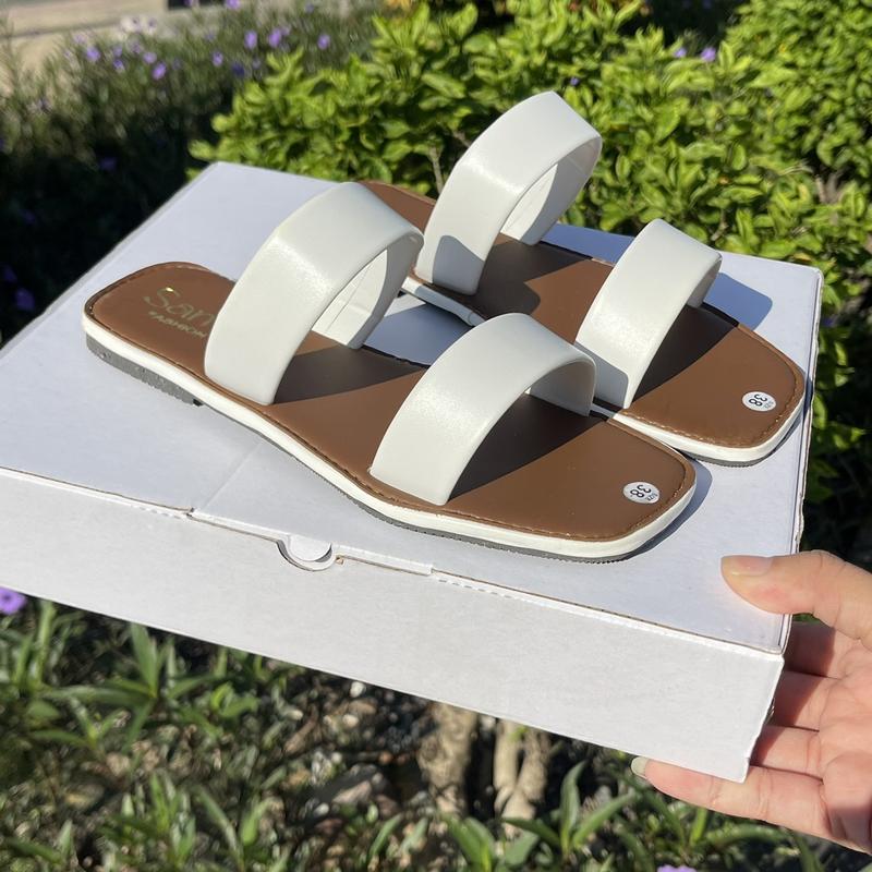 Product Introduction of SanSan_ Dép Lê DA 2 KIỂU MSD, Dép Lê  Quai Ngang  Slipper Nữ DéP Women GiàY 19