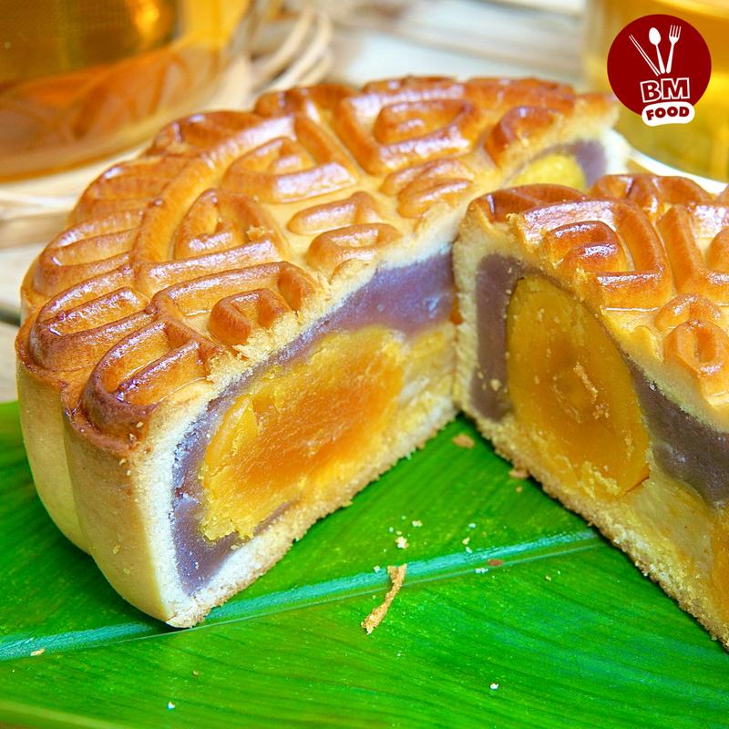 Bánh Trung Thu Nhân Khoai Môn 200gr 2 Trứng - Tân Dân Lợi Cake Food 3