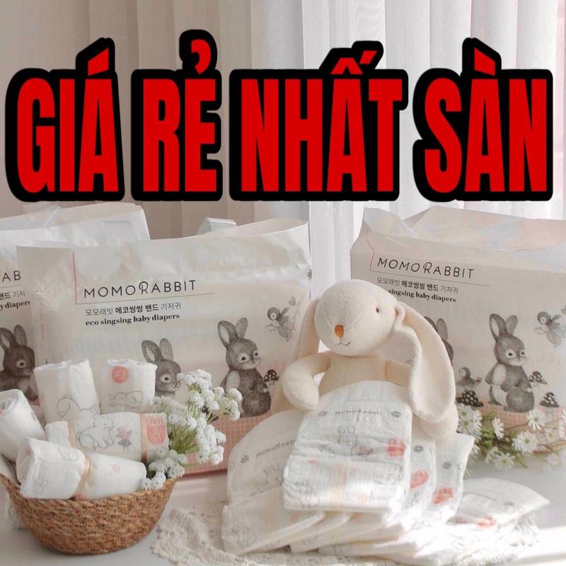 Combo 4 bịch bỉm Momo Rabbit nội địa Hàn Quốc