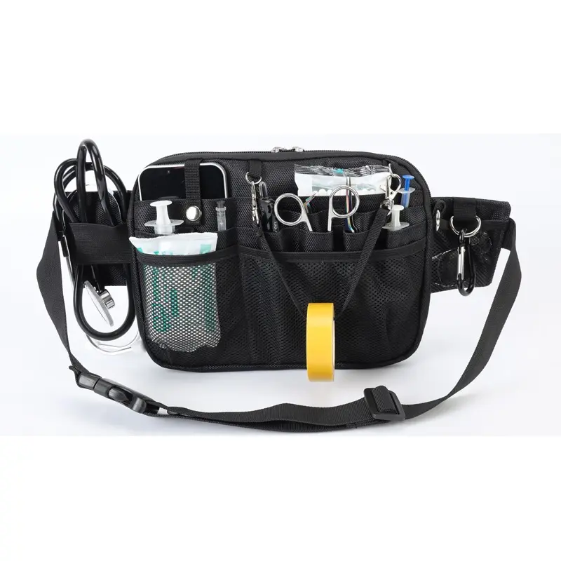 Nurse Waist Bag Durable Nurse Fanny Bag Nurse Tool Manager Adjustable Belt Bag Veterinary Kit