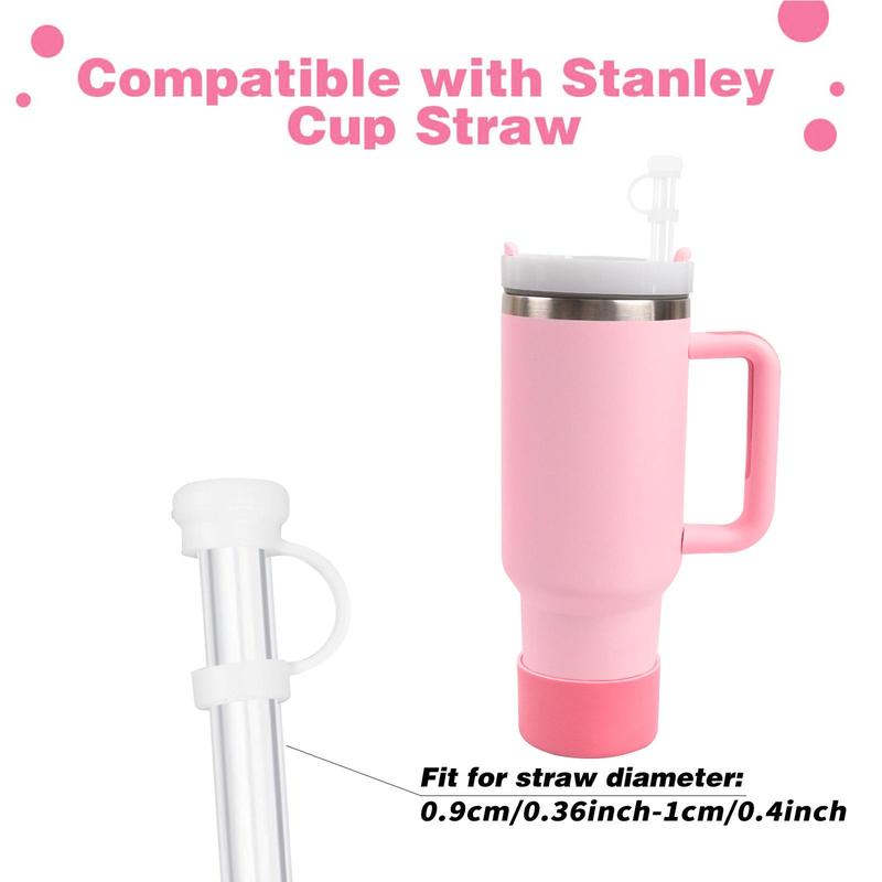 Silicone Cup Accessories, 10pcs/set Cup Lid & Straw Cover, Leak-proof Cup Accessories for Stanley Cup, Tumbler 40oz & Iceflow 20oz 30oz 4