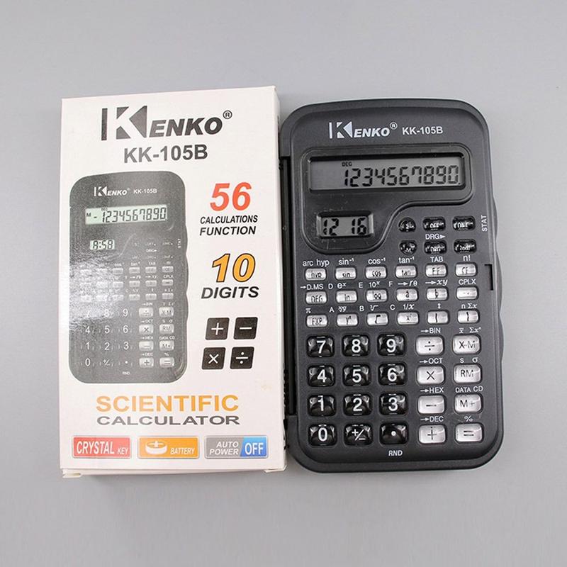 Product Introduction of Mini Portable Math Calculator Science Function Calculator With Time Display For Office Accounting School Students 8