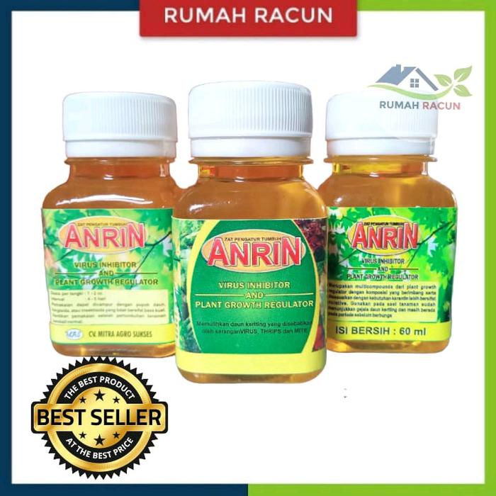 Gambar ANRIN ZAT PENGATUR TUMBUHAN MEMULIHKAN DAUN KERITING dan MENGATASI VIRUS TANAMAN 60 ML dari RUMAH RACUN Kab. Karanganyar Tokopedia