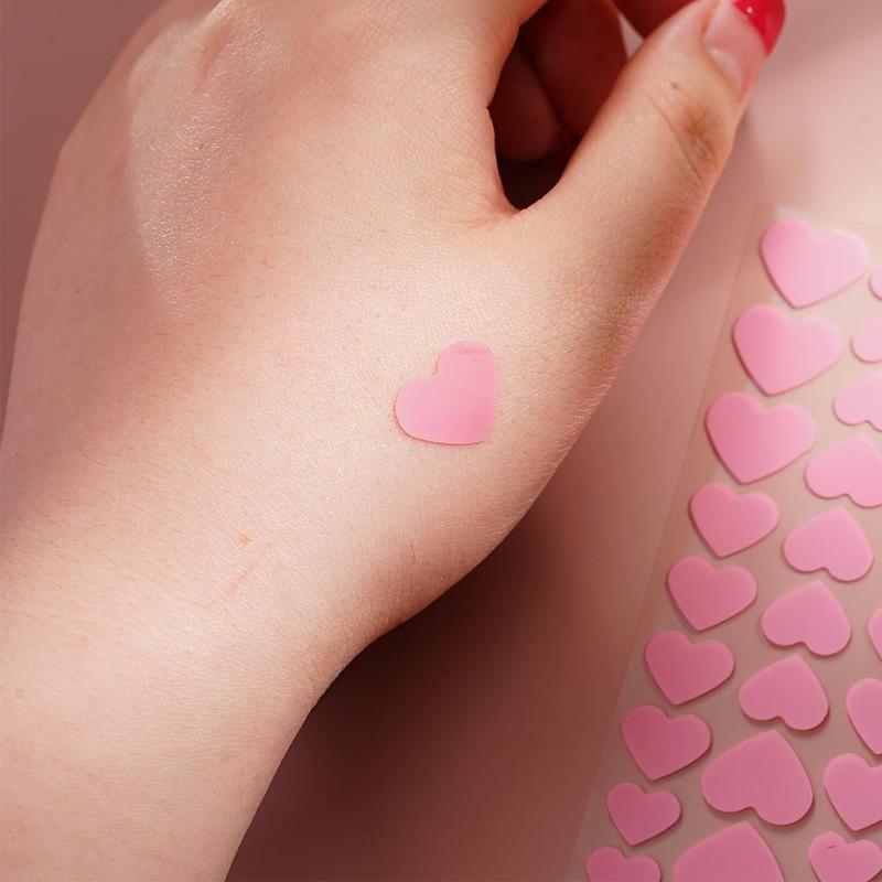 Product Introduction of 60pcs/pack Acne Patch PE Colorful Heart Shape Acne Patch Invisible Concealer Waterproof Acne Patch 45