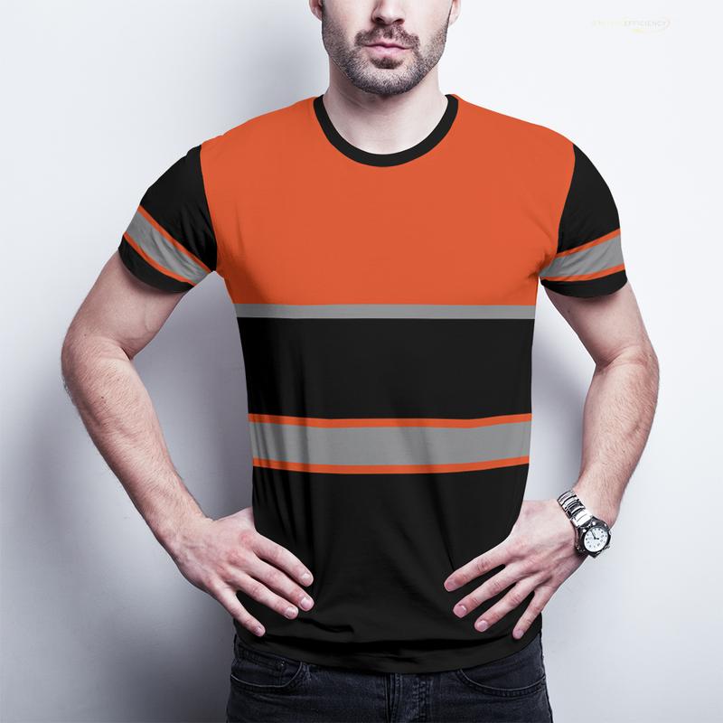 Product Introduction of 100% Cotton Summer New High Quality Men Safety Work Clothing 3D Printed Quick Drying Breathable Work Tees Sweat Wicking Comfort Oversized High Visibility T-shirt Tops 24