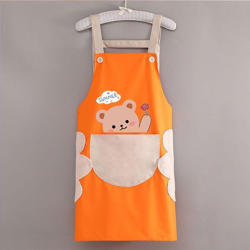 Tạp Dề Nhà Bếp, Gia Dụng, Thiết Kế Đơn Giản, Dành Cho Nam Và Nữ, Phong Cách Nhật Bản Và Hàn Quốc, Chống Thấm Nước Và Chống Dầu, Dễ Thương, Thích Hợp Cho Người Lớn, Hàng Mới Về 4