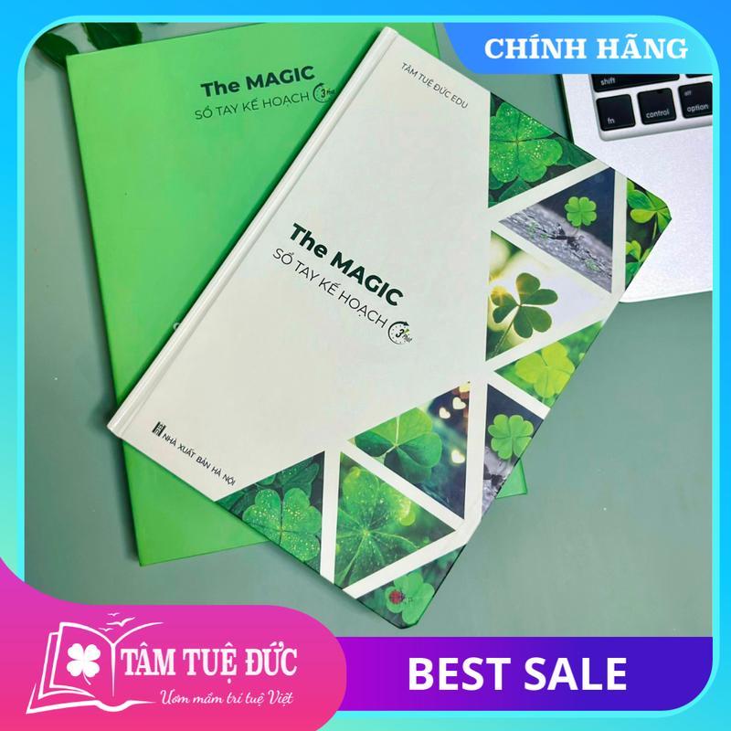 Sổ tay kế hoạch 3P - Nhật Ký biết ơn kèm bút cỏ 4 lá