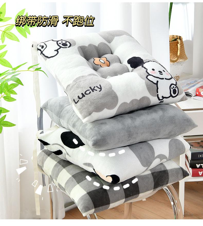 Product Introduction of 2025 [HTK 1016 People] Thickened Cartoon Milk Winter Children's Coral Fleece-lined Square Warm Super Thick Car Living Room Ins Style Home mattress  topper  expanding Minimalist Grid Cotton Comforter pillow  case bedsheet bedsheet  king  size fitted  sheet 11
