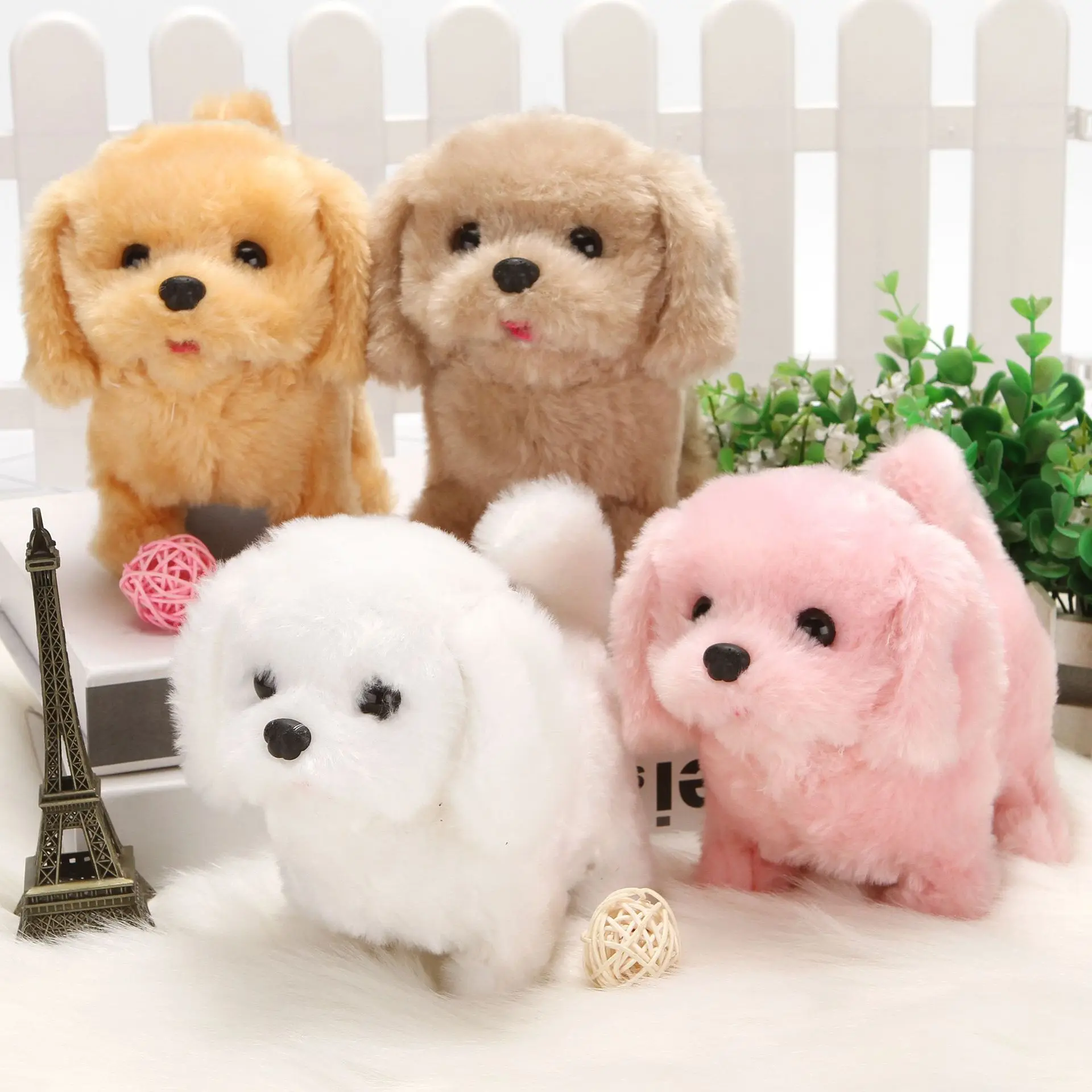 Đồ Chơi Chó bông,đồ chơi Cún Con Biết Đi,Biết Sủa Cực Vui, Biết Lắc Mông Cực Cute Món Quà Đáng Yêu Cho Bé Kem Voi