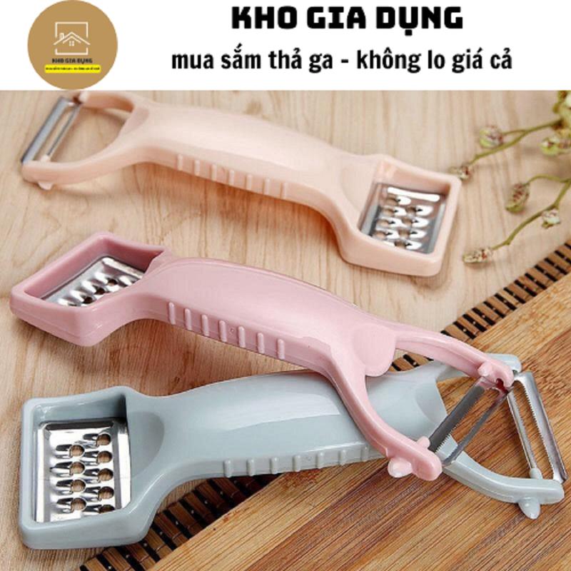 Nạo 2 Đầu Lúa Mạch Thông Minh Tiện Lợi  - Gọt, Bào Sợi Củ Quả 2 In 1 Đa Năng ( màu ngẫu nhiên ) 88235