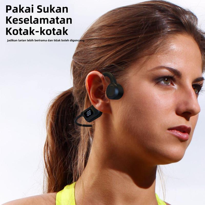 Fon Telinga Bluetooth, Pengaliran Tulang Tidak Bocor, Paparan Digital Pengaliran Udara, Bateri Tahap, Sesuai untuk Sukan, Jualan Panas 3