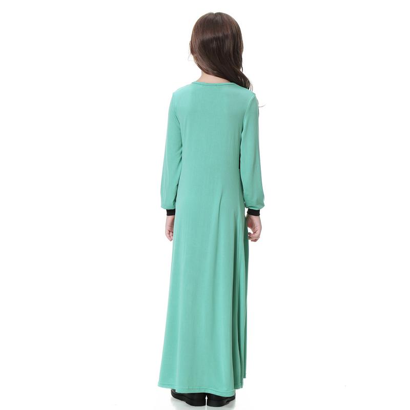 Product Introduction of 4-16 years old Muslim Girl Skirt Set Muslim Girl Long Dress Set Muslim Girl Clothing Girl Batman Skirt Set Children's Clothing South East Asia Girl Long Dress Dress 15