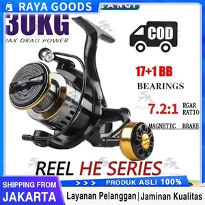 Reel Pancing HE1000 - 7000 10 Kg / Reel Pancing Murah Kuat Power /Gulungan Pancing Ikan Logam Metal CNC / Gulungan Senar Pancing / Reel Pancing Shimano / Reel Pancing Metal HE Series Max Drag 30Kg Reel 500 800 1000 2000 3000 4000 5000 6000 7000