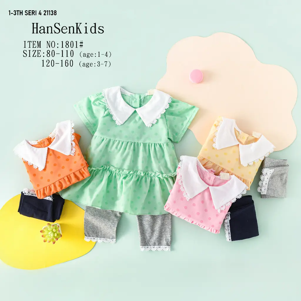 GROSIR ISI 4 POTONG! Hallo Anak Kecil Setelan Anak Import Harga per 4 pcs