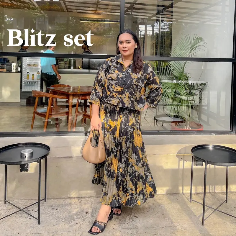 MOKMOK - Blitz Set | Setelan Baju Rok Bigsize Jumbo Bigsize 2