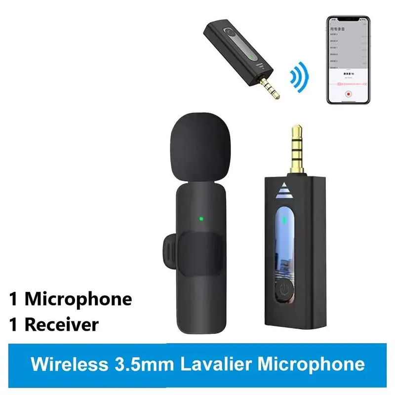 Clip On Mic Wireless Noice Reduction for Vlogging Singing 3.5mm - Z2N1 0