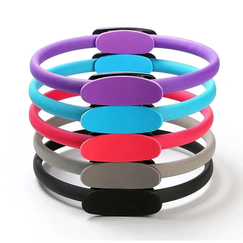 Yoga Pilates Circle Fitness Magic Rings Women Home Elasticity Yoga Gym Workout Girl Postpartum Exercise Pilates Resistance Rings
