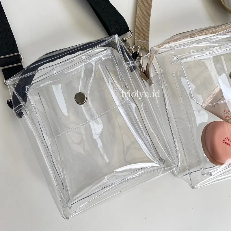 Tas pvc selempang transparan tas konser 2