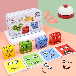 Mainan Face Changing Kubus Baru Ekspresi Wajah Berubah Blok Ekspresi Muka Ketangkasan Puzzle Anak Family Game