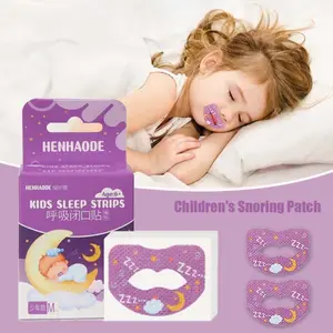 30pcs Plester Penutup Mulut Tidur Stiker Untuk Latihan Tidur Anak Stiker Koreksi Pernapasan Mulut Anak