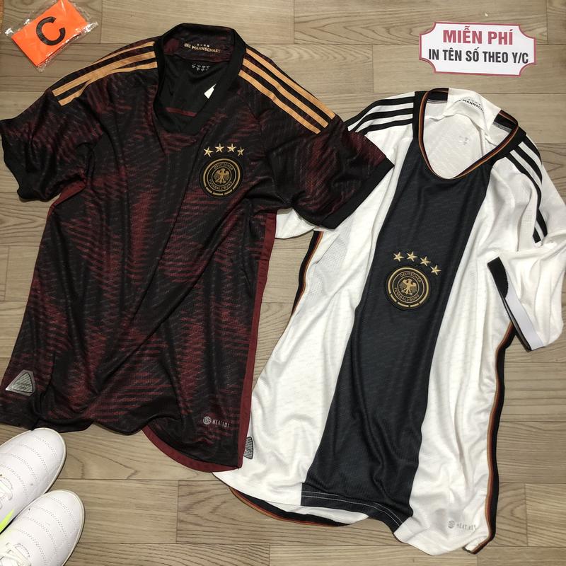 Bộ Quần Áo Bóng Đá Đội Tuyển Đức WC 2022 Vải Thái Hỗ Trợ In Tên Số