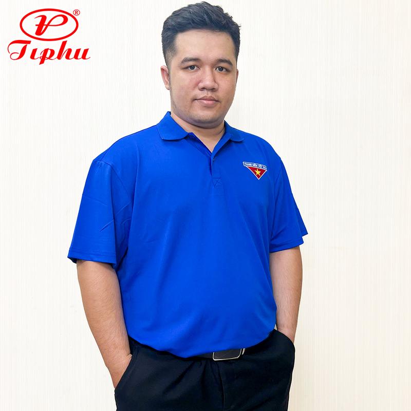 Áo thun nam Amazing Đoàn Thanh Niên Việt Nam thêu logo cờ đỏ sao vàng, big size tới 100kg
