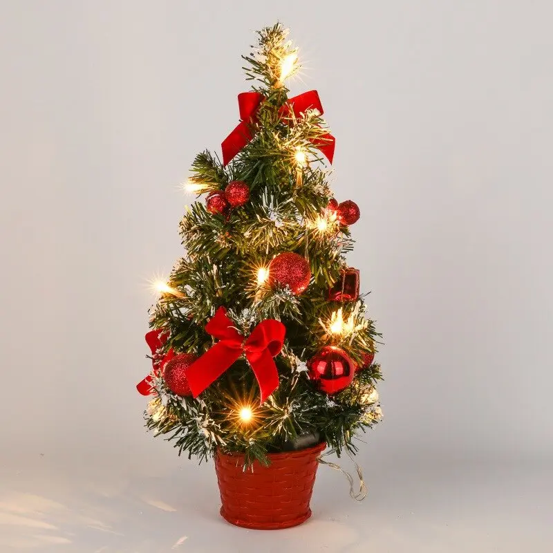 【】Christmas Tree With Light 2023 Christmas Tree Decorations Christmas Ornaments Gift Home Bedroom Party New Year Decorations