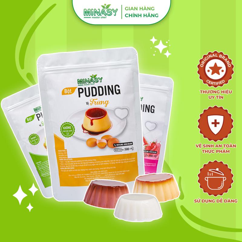 Bột pudding thạch trà sữa béo ngậy Ăn Vặt