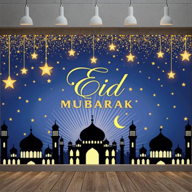 Product Introduction of Outdoor Backdrop Attractive Reusable Indoor Banner Fabric Large Decoration for Ramadan Family Gathering Party Decoration Home Decor Festival 0