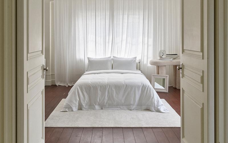 Product Introduction of Changmi Bedding Vỏ chăn Cotton lụa cao cấp 80S trắng trơn. Tiêu chuẩn khách sạn, resort 5 sao duvet 4