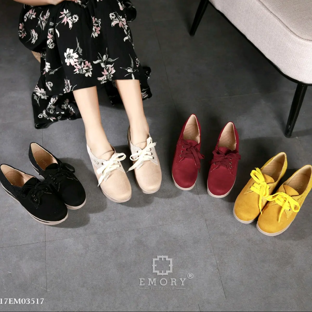 EMORY ZARANY 17EMO3517 SEPATU WEDGES caycelbagshop