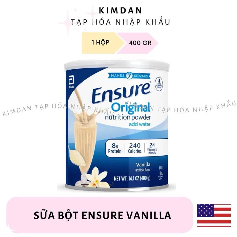 SỮA BỘT ENSURE MỸ ORIGINAL NUTRITION VANILA 400G