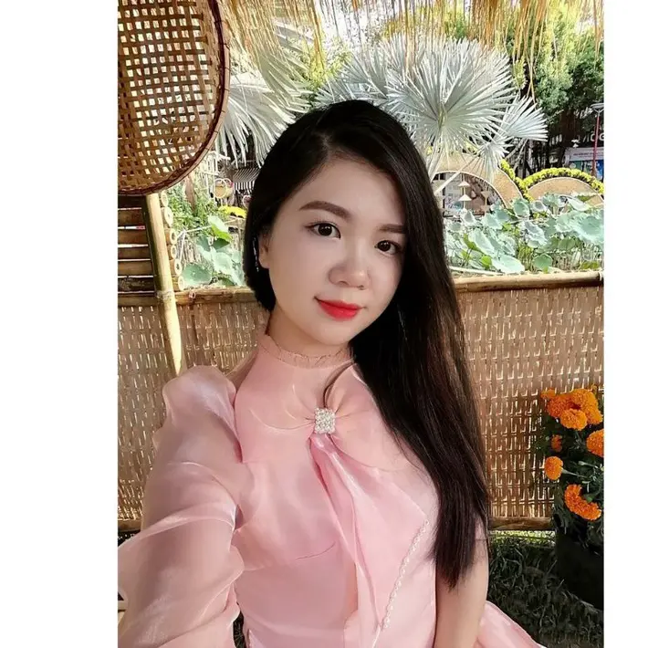 Sale_Áo dài cách tân voan tơ phối nơ