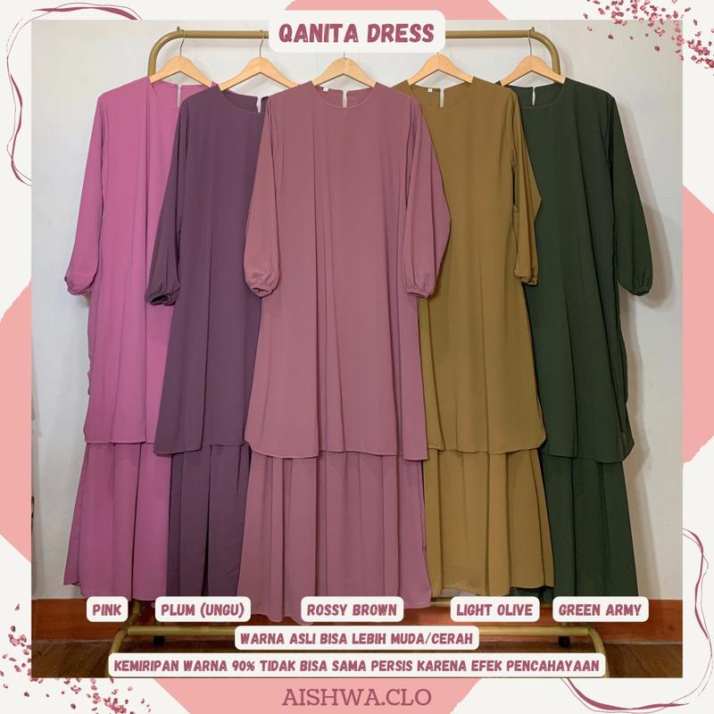 Product Introduction of QANITA CERUTY DRESS M-L-XL-XXL BY AISHWA.CLO 0