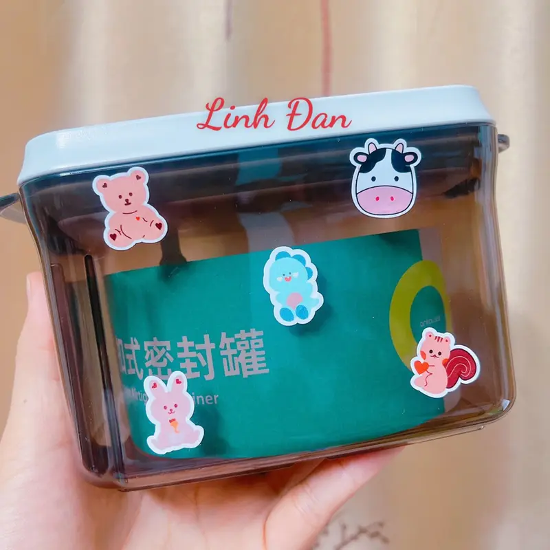 Tặng Sticker- Hộp đựng SCT, đồ khô An kou, Hộp An kou đựng sữa 1