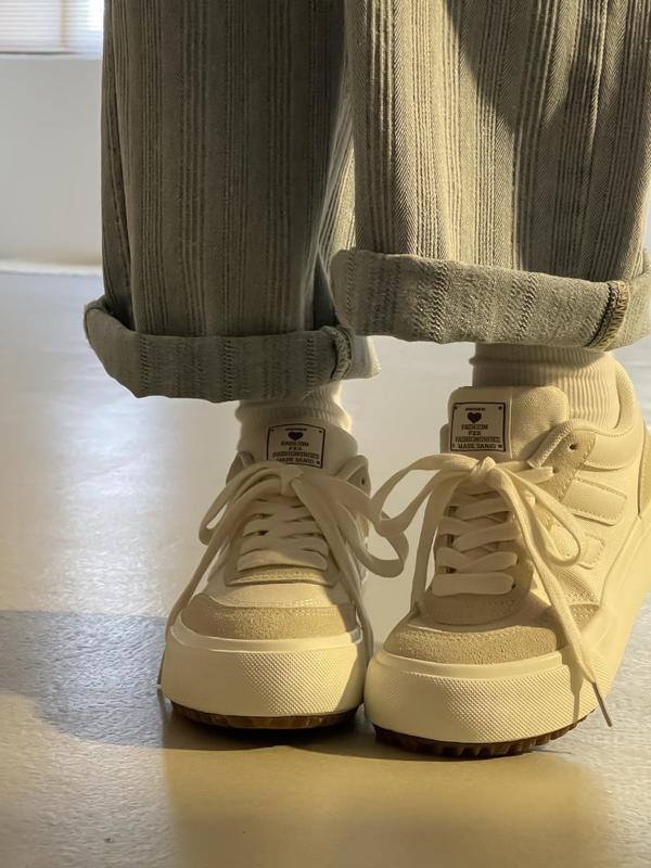 Giày thể thao nữ basic Giày nữ đi học giày vải canvas phối da lộn màu xám hàng loại 1 FULLBOX Giày sneaker mũi tròn fullbox bản mới logo tag tym mã H988 Shoes