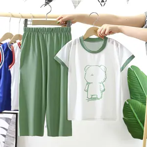 SETELAN ANAK PEREMPUAN - SETELAN KULOT ANAK - SETELAN VIRAL CHERRY PIE Lengan pendek