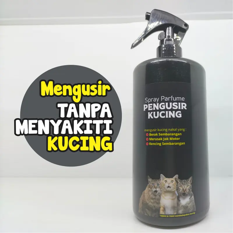 PENGUSIR KUCING LIAR Berak dan Pipis Sembarangan | Cat Repellent Spray 0