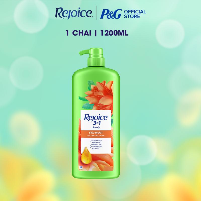 Dầu Gội REJOICE Siêu Mượt - Chai 1200ML