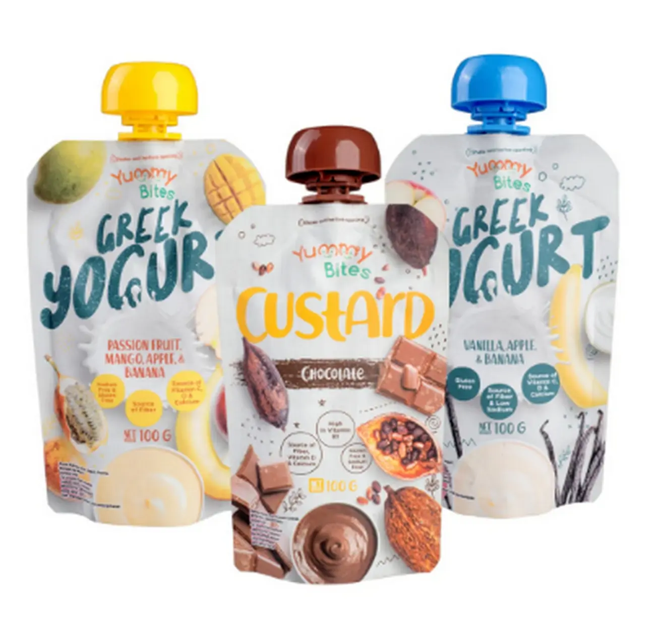 Yummy Bites Greek Yogurt & Custard 100gr / Makanan Bayi mpasi bayi