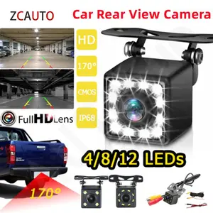 Universal  12LED Kamera Membalikkan Kamera HD Kamera LED Mobil Tampak Belakang