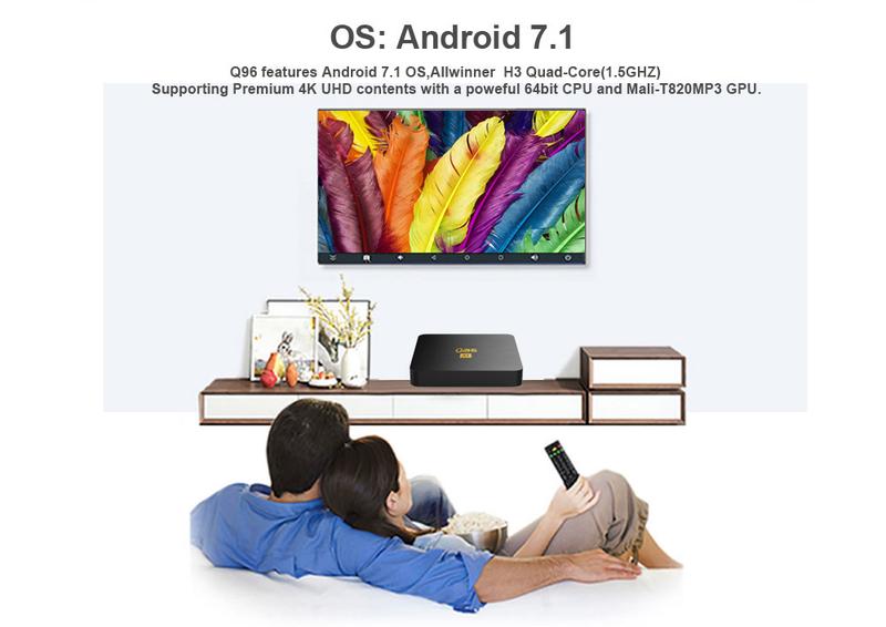 Product Introduction of Q96 X1 Network TV-Set Box 4K HD TV Box TV Box 1