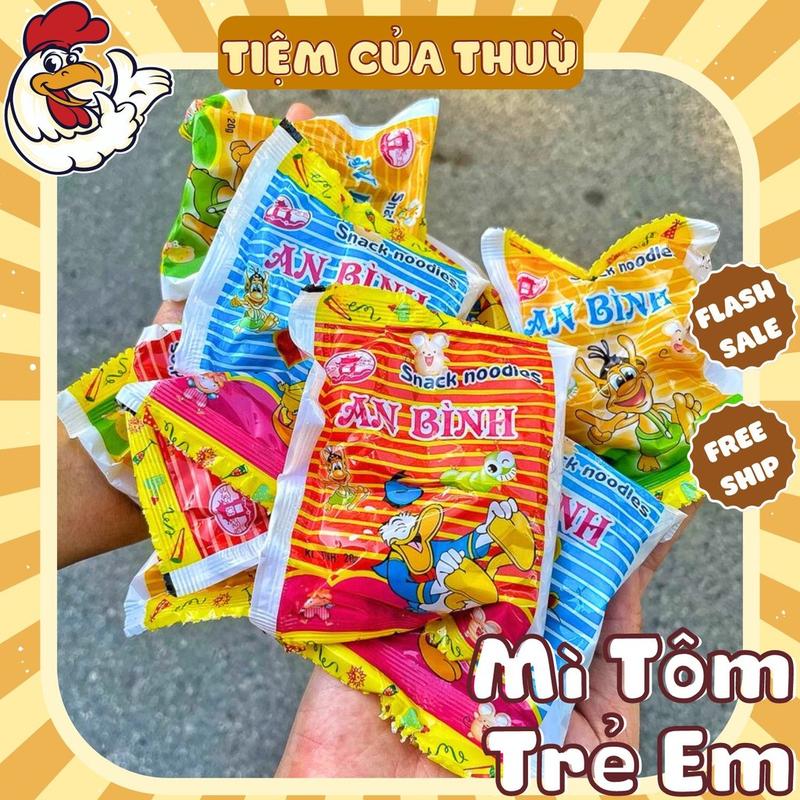  Bịch 50 Gói Mì Tôm Trẻ Em An Binh Mì Ăn Liền Trẻ Em Mì An Binh Tuổi Thơ Tiệm Ăn Vặt Thuỳ Bùi 