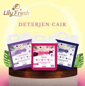 LILY FRESH Deterjen Cair Konsentrat Liquid Detergent 1 Liter Anti bakteri Anak Bayi Busa Cuci