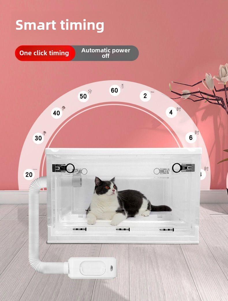 Product Introduction of Pet Cat and Dog Drying Baker Household Foldable Integrated Mute Cat Dryer New Universal Bath Water Blower 1