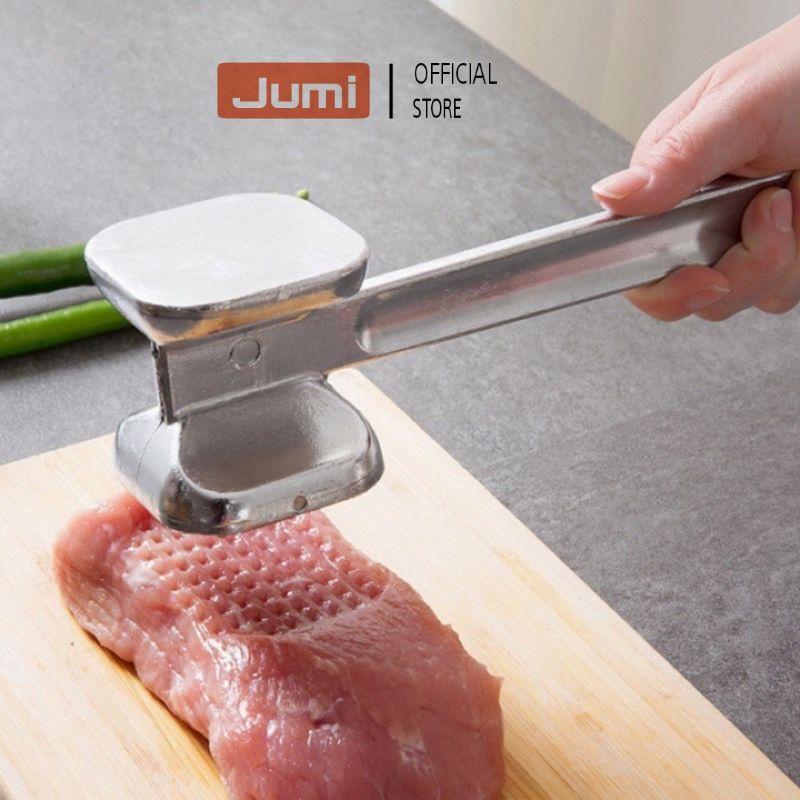  Búa Đập Thịt Tỏi Inox 2 Đầu Tiện Lợi  Cỡ Trung + Cỡ Đại  