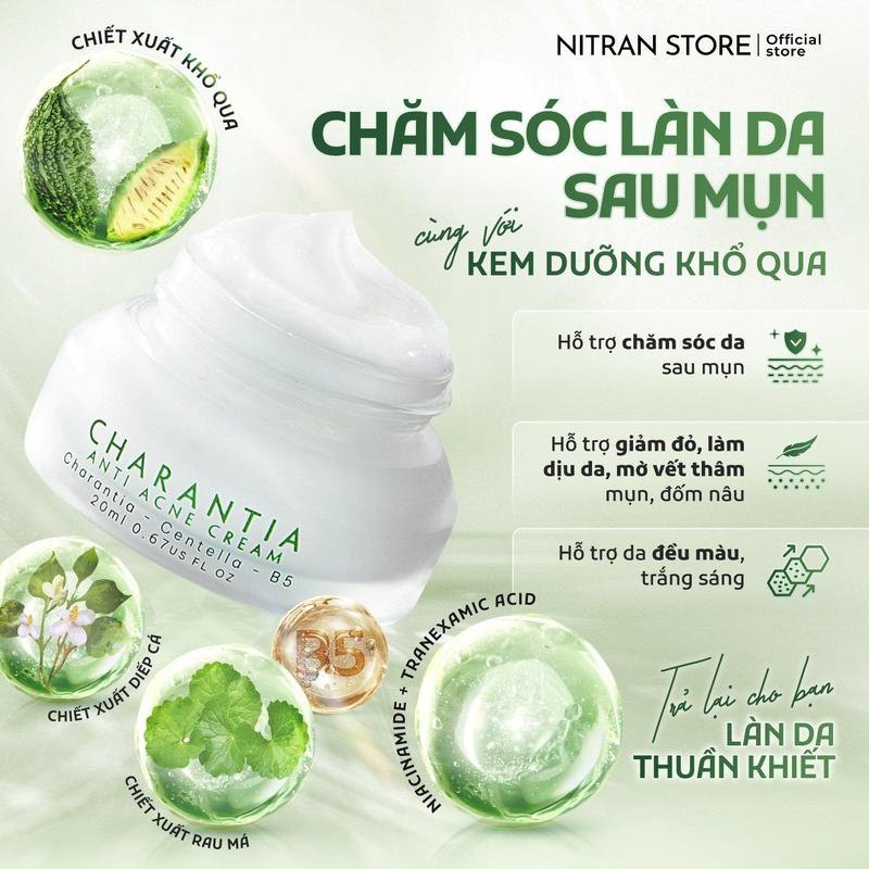 Kem Dưỡng Chiết Xuất Khổ Qua 20ml - Hỗ Trợ Giúp Giảm Mụn, Làm Đều Màu Da Phù…